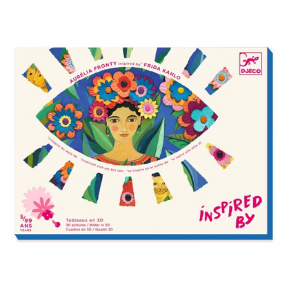 COLLAGES FLEURS COYOACÀN "INSPIRÉS PAR FRIDA KHALO"