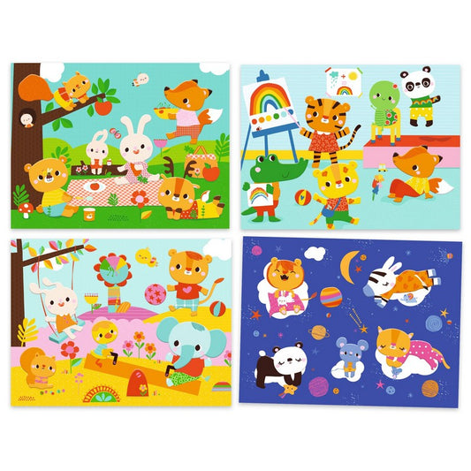 TODDLERS COLLAGE "THE DAY" 