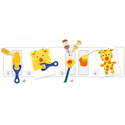 SPONGE PAINTING "CUDDLY TOY ADVENTURE"