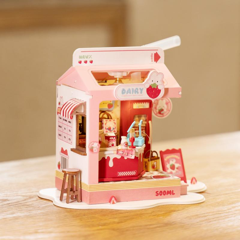 DIY MINIATURE "BOÎTE DE LAIT À LA FRAISE"