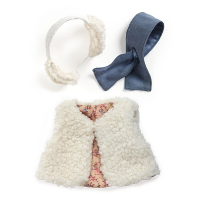 VÊTEMENTS POUPÉE ET BÉBÉ "LOVELY MOUMOUTTE" POMEA