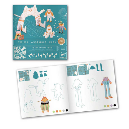 COLOR ASSEMBLE PLAY “TEAM MONSTERS” 
