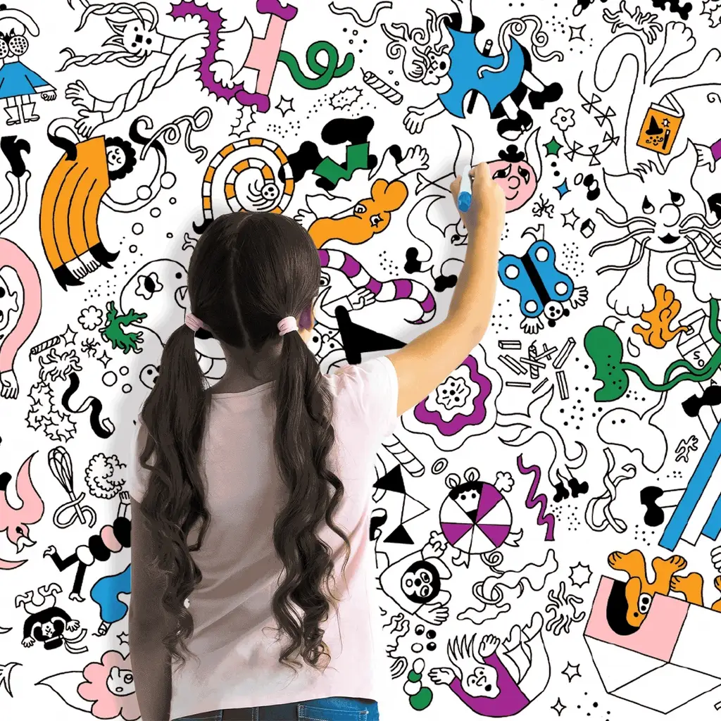 GIANT COLORING POSTER "PLAYGROUND"