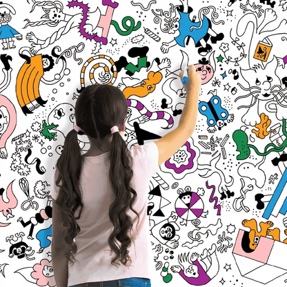 GIANT COLORING POSTER "PLAYGROUND"