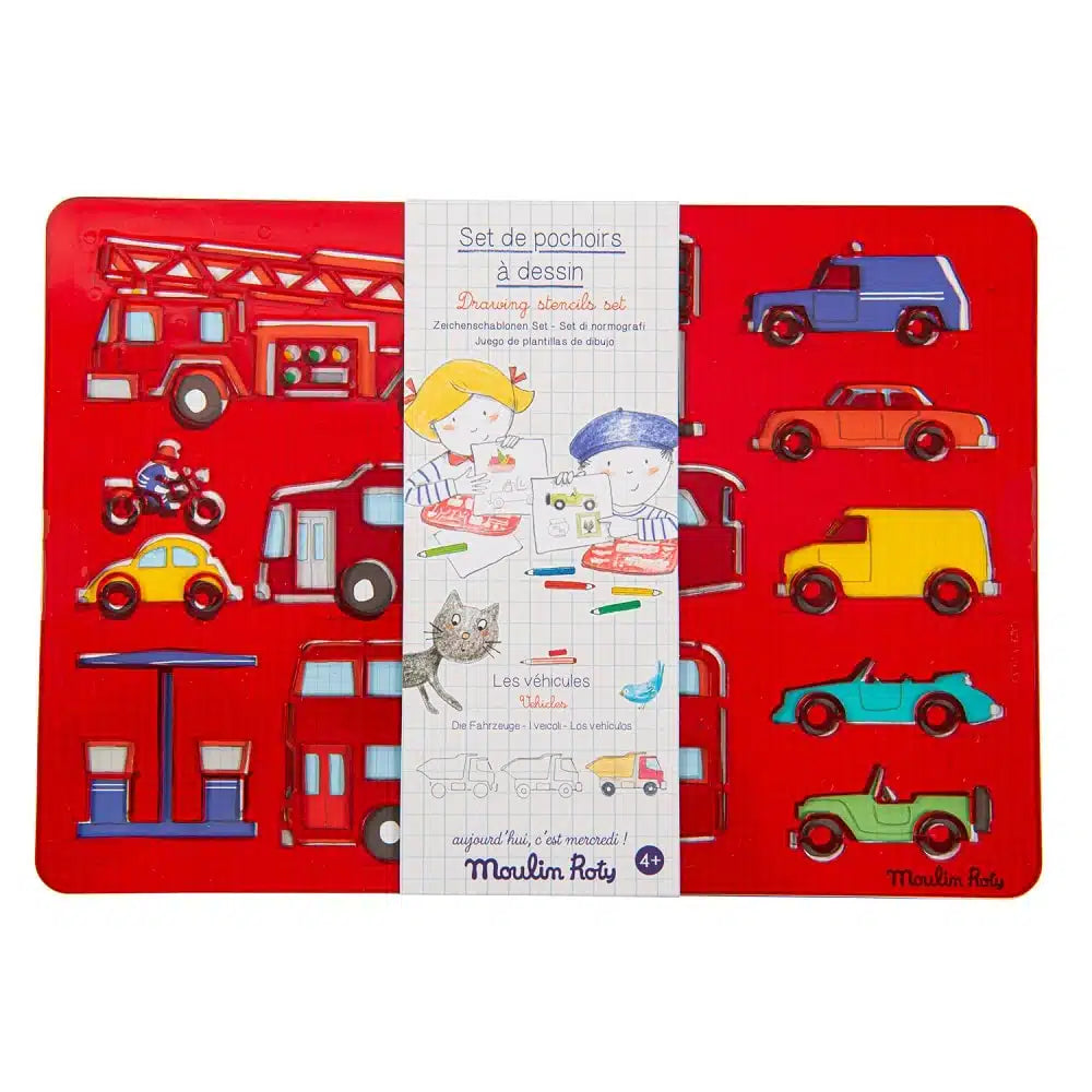 "TODAY IS WEDNESDAY!" DRAWING STENCIL SET 