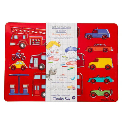 "TODAY IS WEDNESDAY!" DRAWING STENCIL SET 