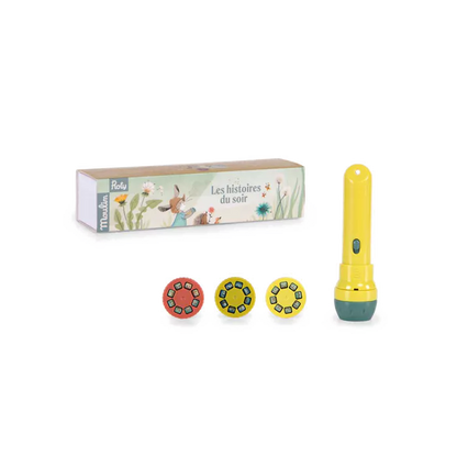 LAMPE À HISTOIRES "TROIS PETITS LAPINS"