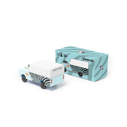CANDYCAR WOODEN ZEBRA CAR