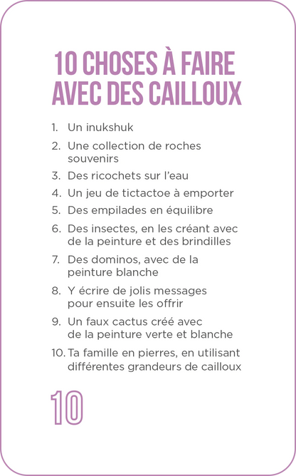 IMAGINE AND CREATE “OUR GOOD MOMENTS” FRENCH ONLY