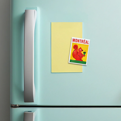 MONTREAL "SQUIRREL" MAGNET