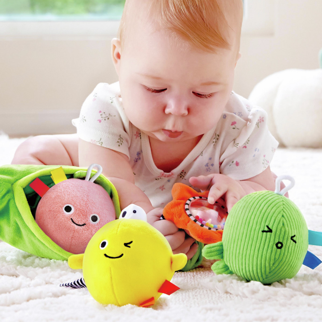 SMALL FABRIC AWAKENING PEAS