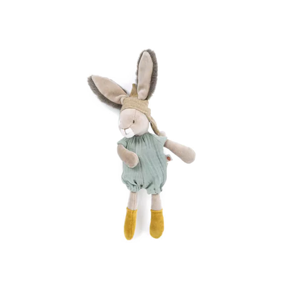SMALL SAGE BUNNY PLUSH TOY "THREE LITTLE BUNNIES" 