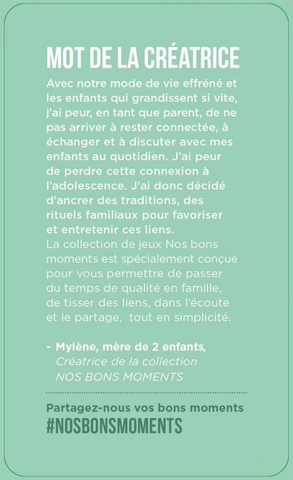 AT MEAL TIME "OUR GOOD TIMES" FRENCH ONLY