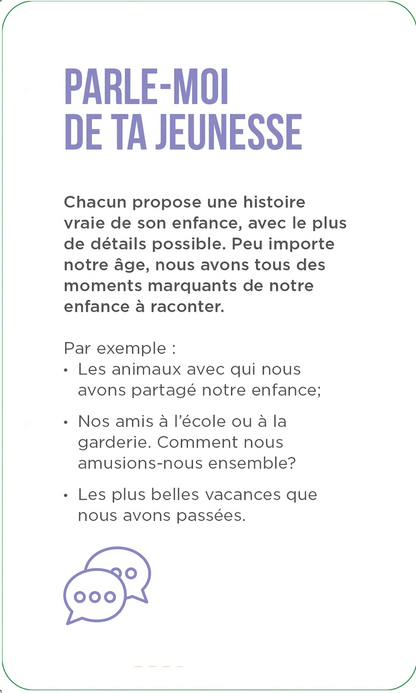 BEFORE GOING TO BED "OUR GOOD TIMES" FRENCH ONLY