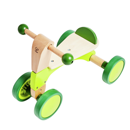 WOODEN SCOOT AROUND RIDE-ON