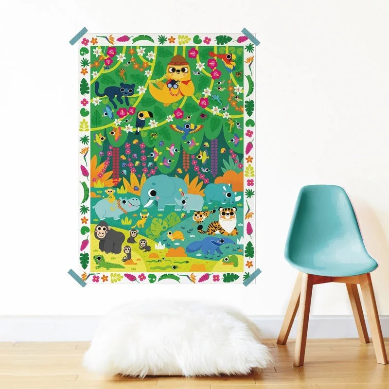 MON AFFICHE CRÉATIVE "JUNGLE"
