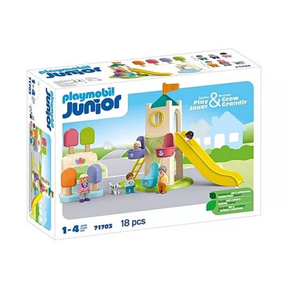 AIRE DE JEUX ET TOBOGGAN GÉANT "JUNIOR"
