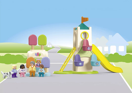 AIRE DE JEUX ET TOBOGGAN GÉANT "JUNIOR"