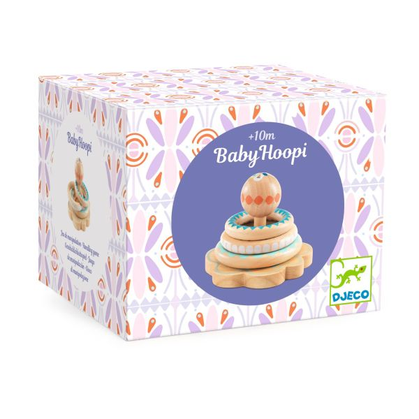 ANNEAUX EN BOIS ÀEMPILER BABYHOOPI