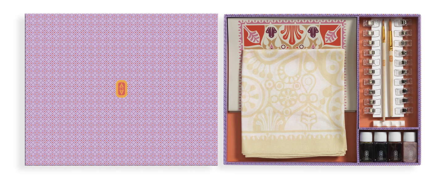 ATELIER 11 SILK PAINTING - FLOWERS "GRANDS AUGUSTINS WORKSHOP"