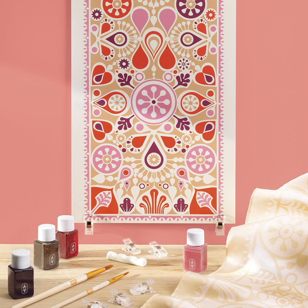 ATELIER 11 SILK PAINTING - FLOWERS "GRANDS AUGUSTINS WORKSHOP"