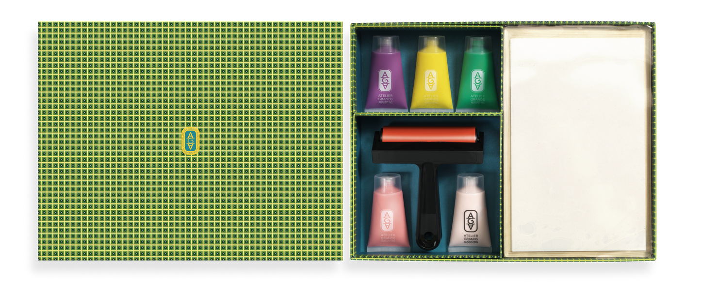 WORKSHOP 46 GEL PRINTING - LEMONS "ATELIER GRANDS AUGUSTINS"