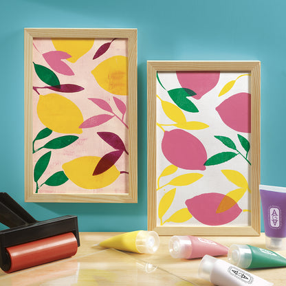 WORKSHOP 46 GEL PRINTING - LEMONS "ATELIER GRANDS AUGUSTINS"