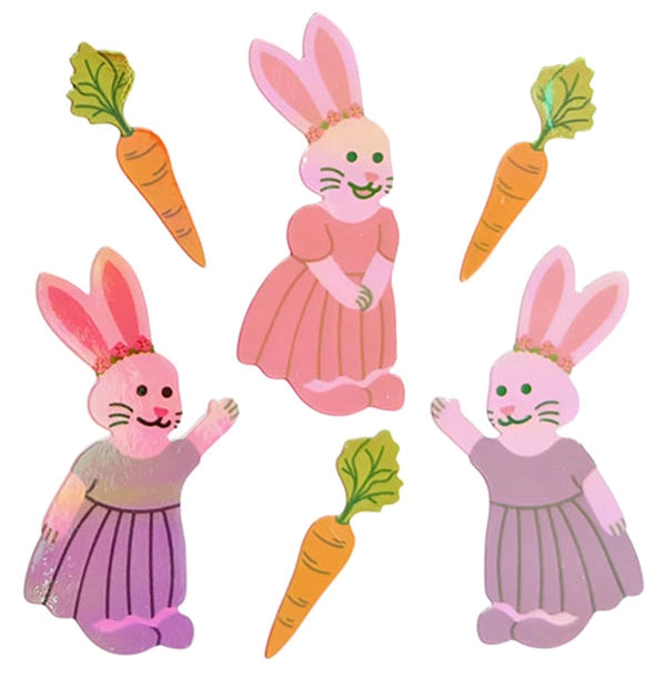 SPRING BUNNY STICKERS