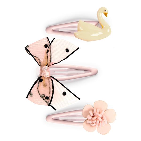 BARRETTES VIOLETTE "PLUME"