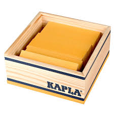 KAPLA YELLOW SQUARE 40 PCS
