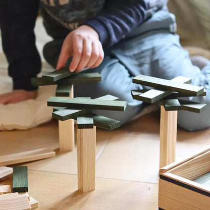 GREEN SQUARE BOX 40 PCS