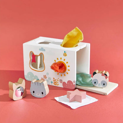 BOÎTE À MOUCHOIRS SENSORIELLE "PURE"