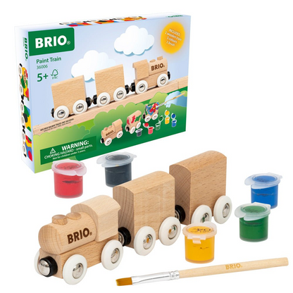 PAINT YOUR OWN WOODEN TRAIN