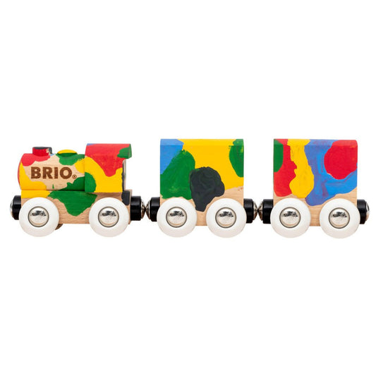 PAINT YOUR OWN WOODEN TRAIN