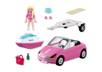 CONVERTIBLE WITH JET SKI "BARBIE"