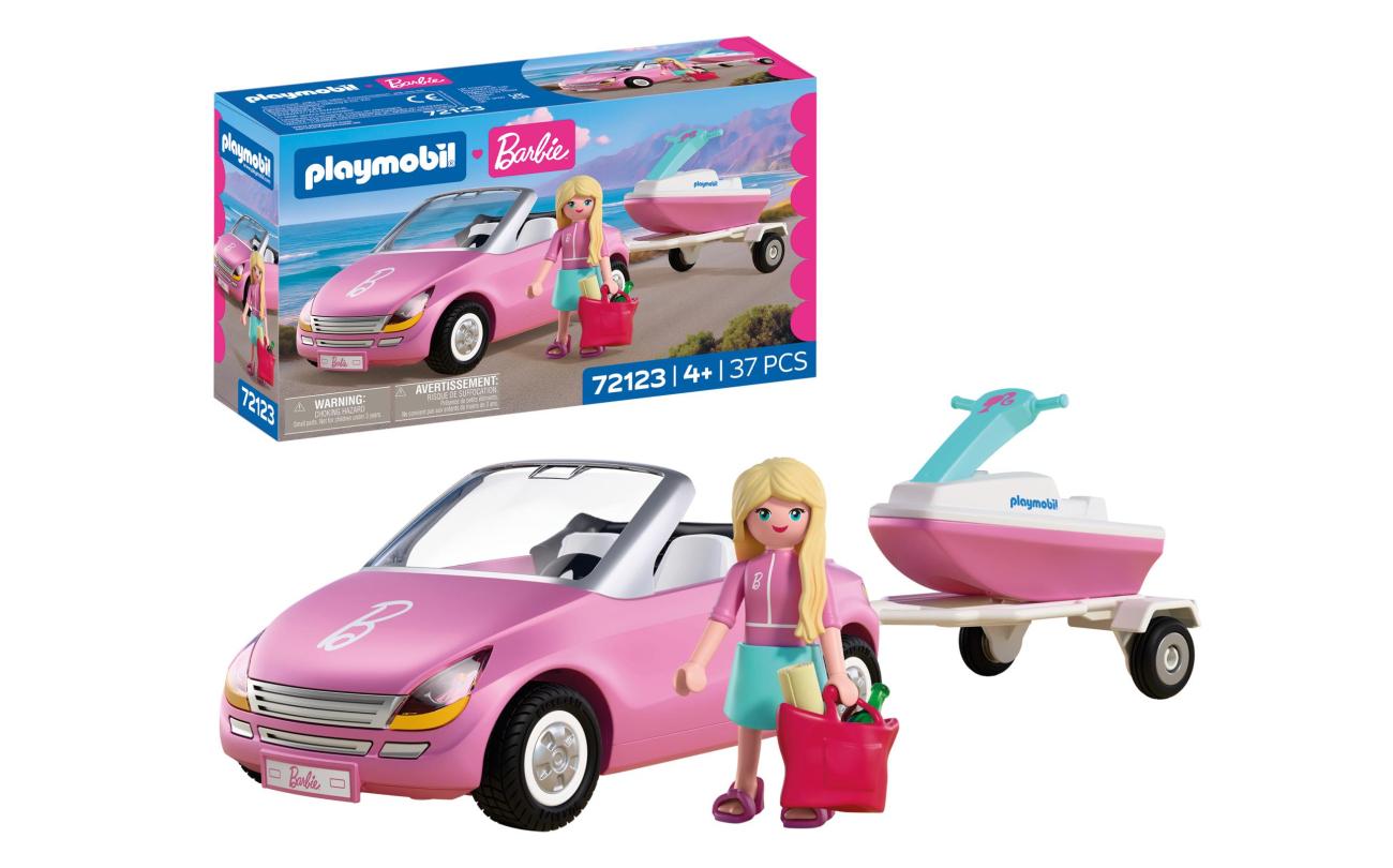 CONVERTIBLE WITH JET SKI "BARBIE"