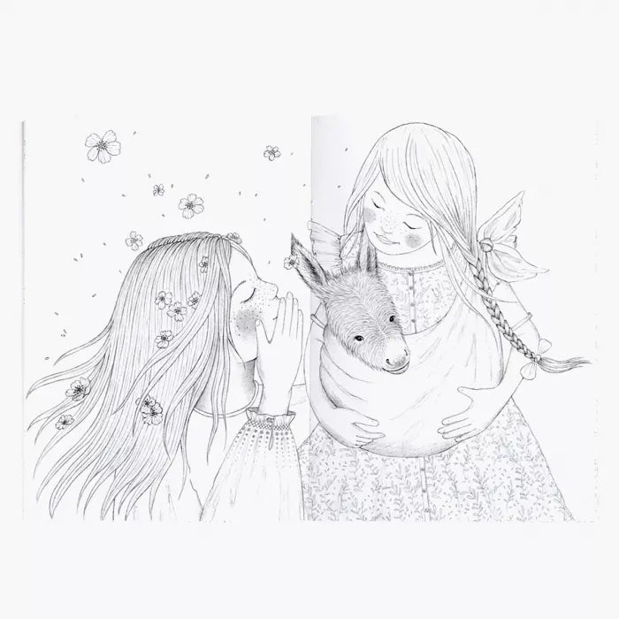 CAHIER DE COLORIAGE "LES ROSALIES"