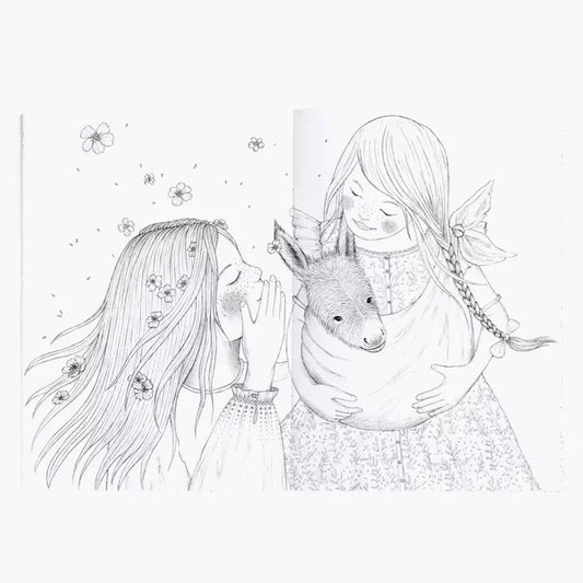 CAHIER DE COLORIAGE "LES ROSALIES"