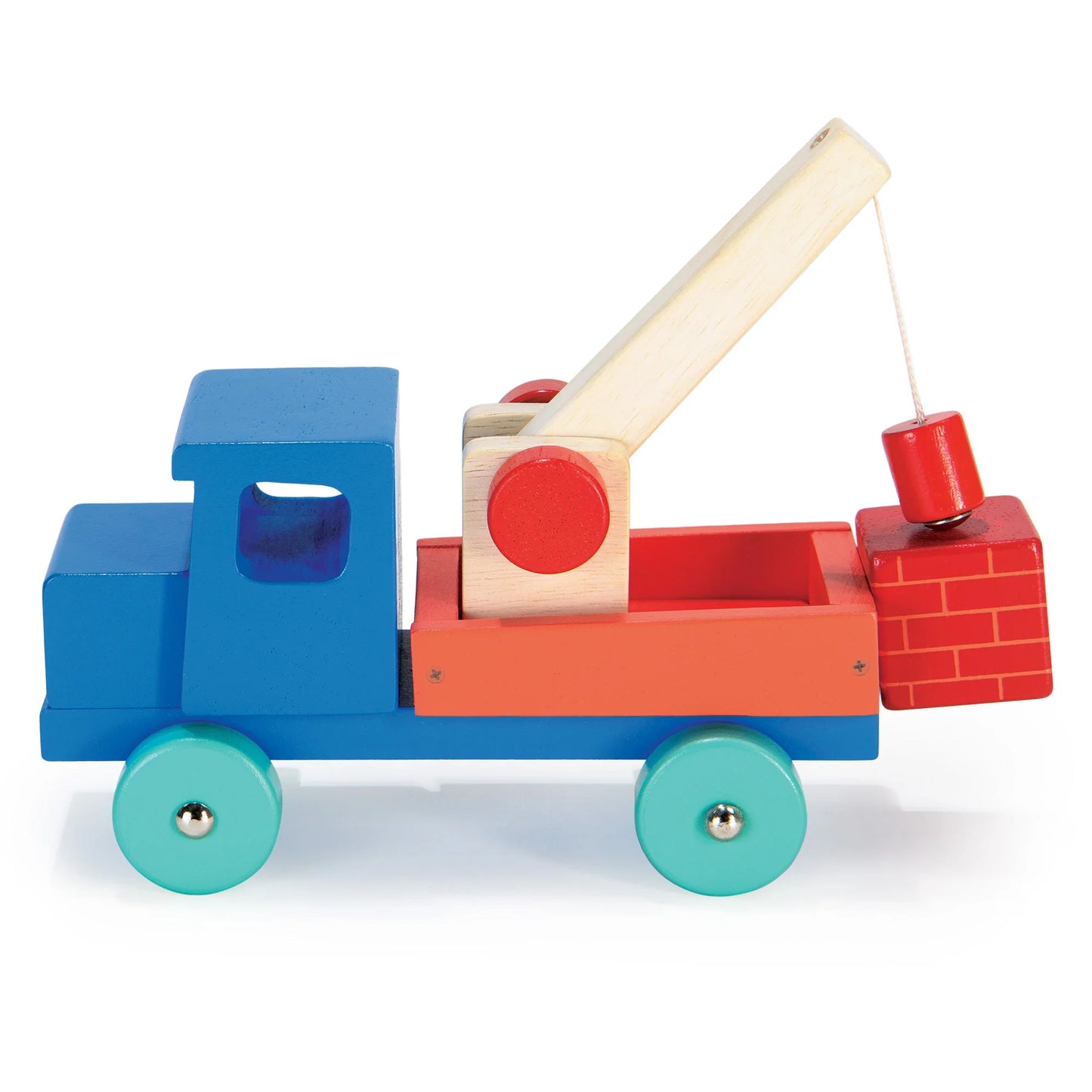WOODEN BLUE PICK UP TRUCK