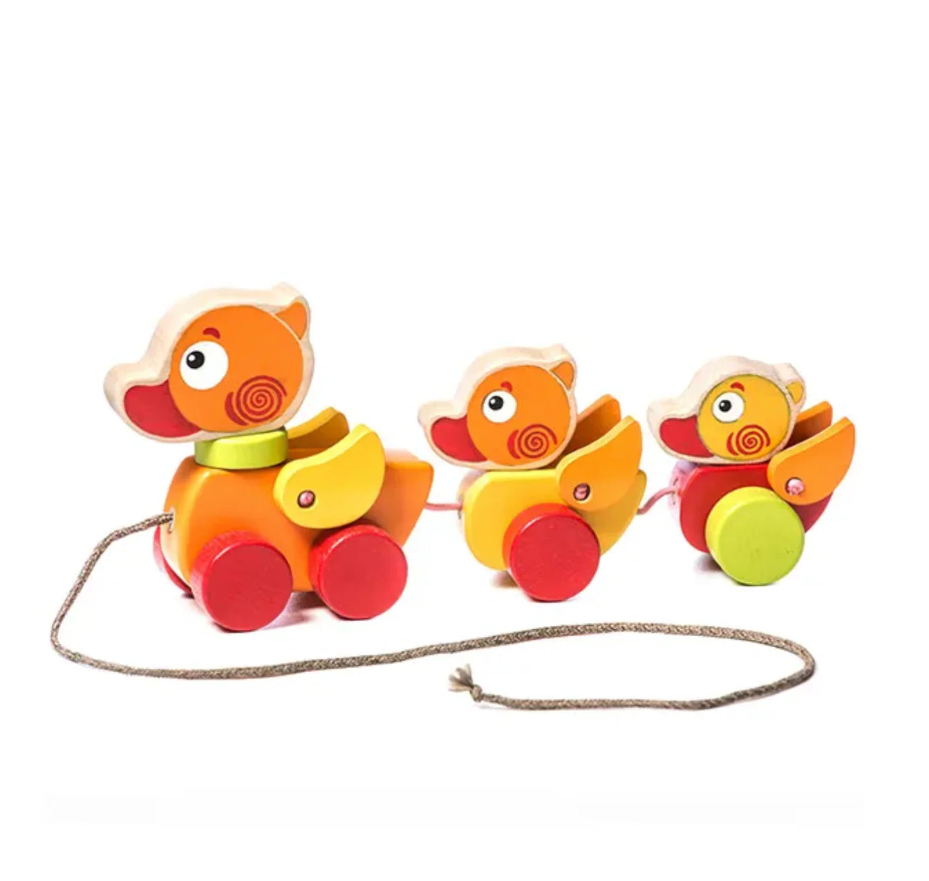 WOODEN PULL ALONG DUCK 