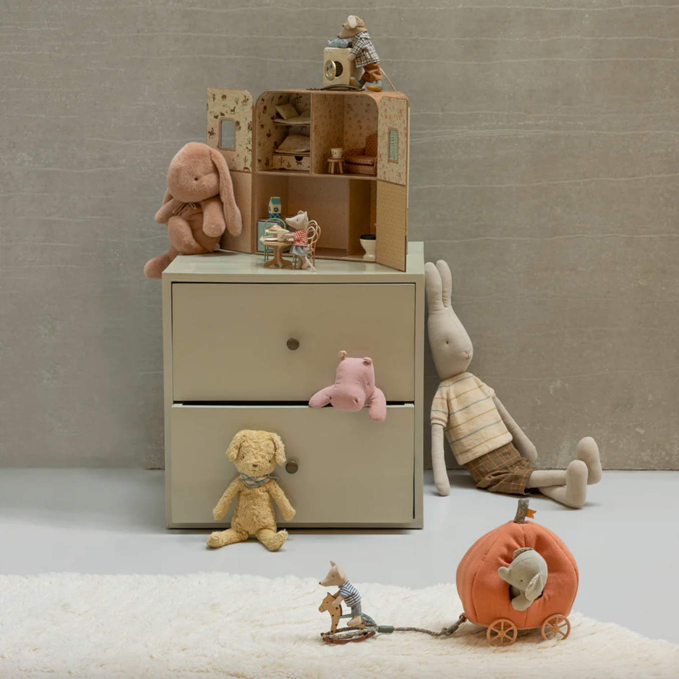 PUMPKIN CARRIAGE FOR MOUSE