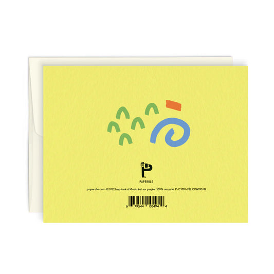 "Félicitations" GREETING CARD