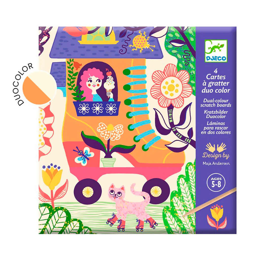 CARTES À GRATTER "DRÔLES DE MAISONS"