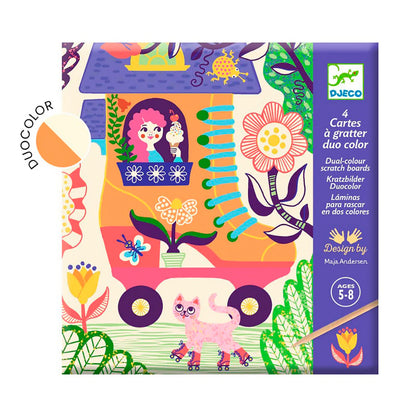 CARTES À GRATTER "DRÔLES DE MAISONS"