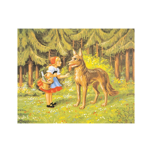 WOODEN FAIRY TALE CUBE PUZZLES