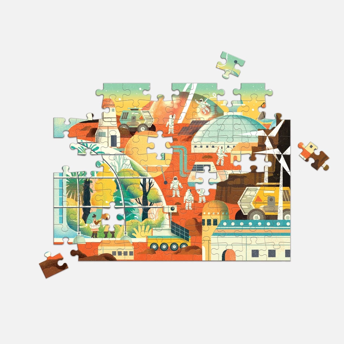 CASSE-TÊTE DOUBLE-FACE "MISSION SPATIALE" 100 MCX