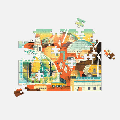 CASSE-TÊTE DOUBLE-FACE "MISSION SPATIALE" 100 MCX