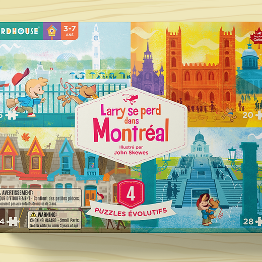 4 PUZZLES IN A BOX LARRY GETS LOST IN MONTREAL