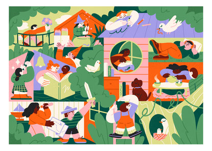 CASSE-TÊTE LA CABANE DANS LES ARBRES 1000 MCX