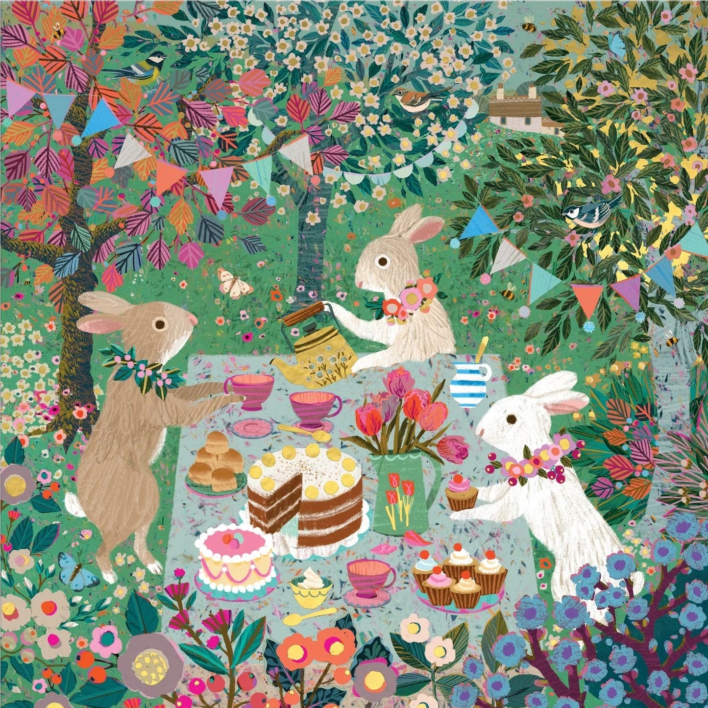"SPRING TEA PARTY" PUZZLE 500 PIECES